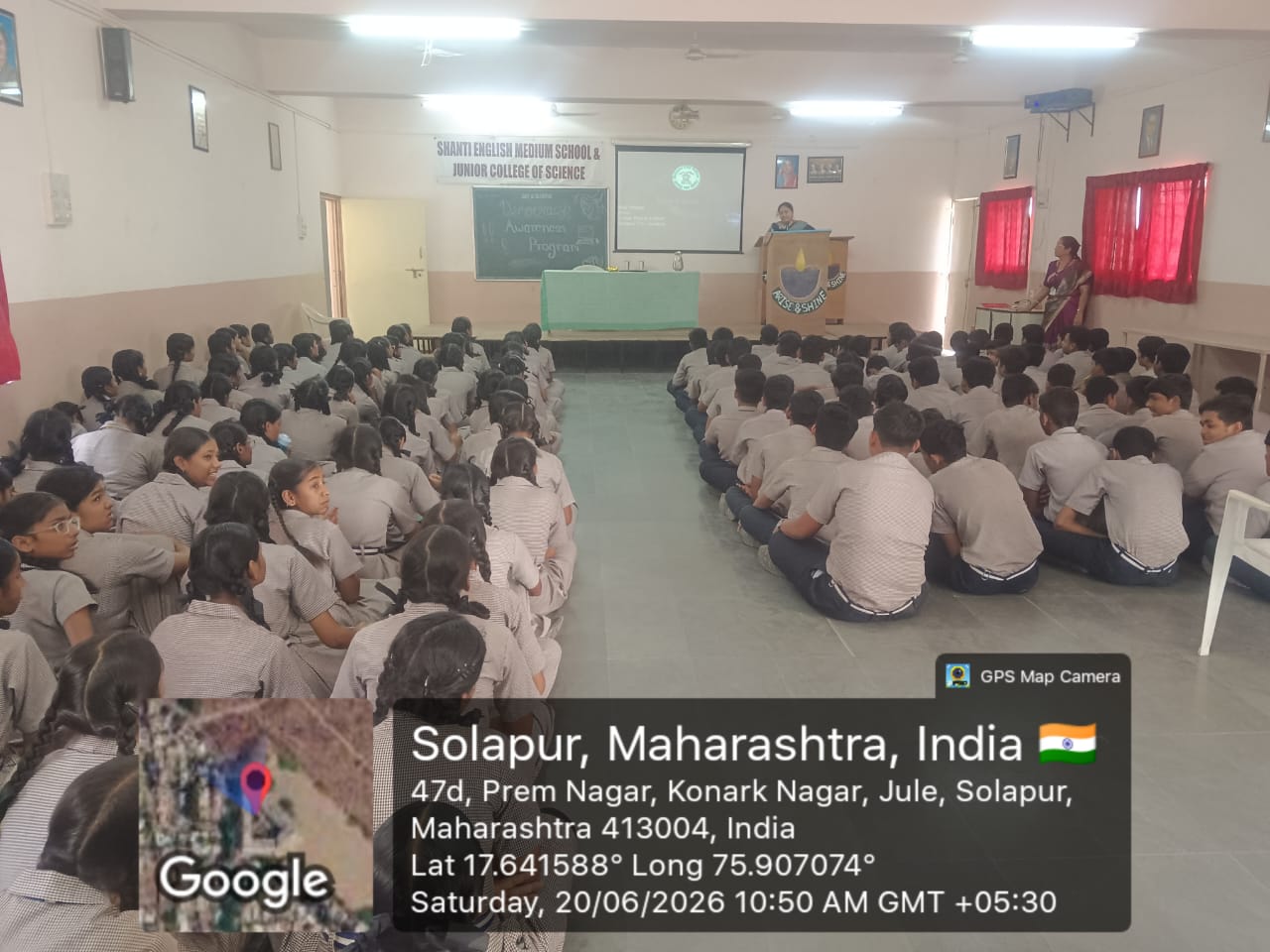 "Democracy" Awareness program arranged for IX std. on 20.06.2026